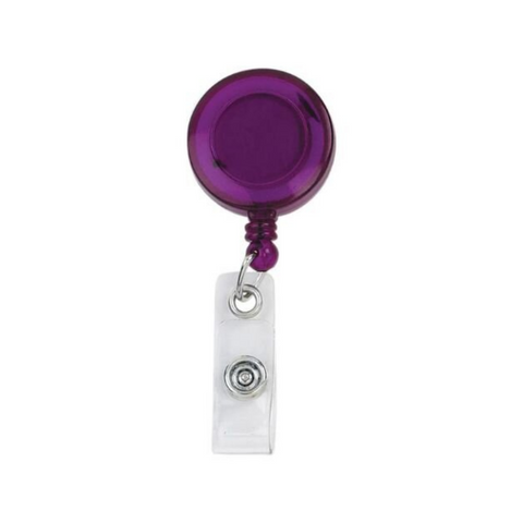 Retractable ID Holder Violet