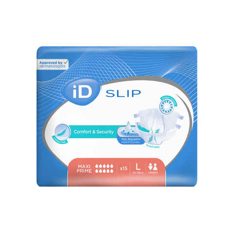 iD Expert Slip Maxi Prime Adult Diapers - Pack of 15