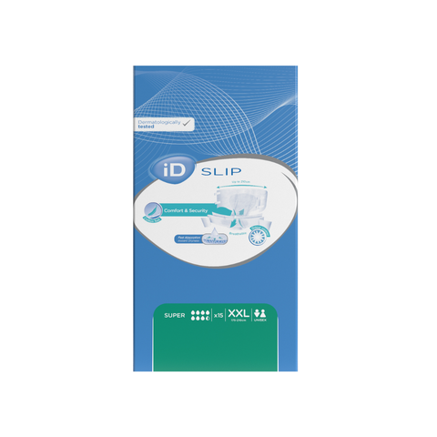 iD Expert Slip Super Adult Diapers - Pack of 14 or 28