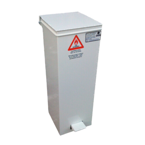 Small Enclosed Pedal Firebin