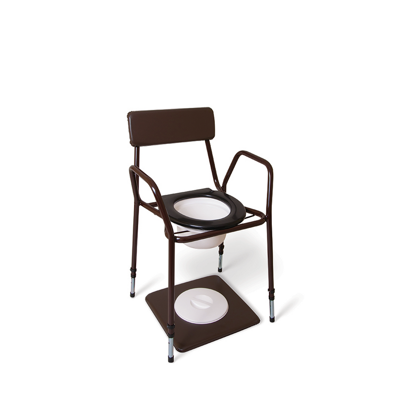 Commode Rifton Adjustable Armrest Stackable Commode with Adjustable Height and Fixed Arms – Homecare ...