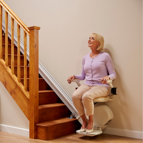 Acorn 130 stairlift — the ultimate mobility aid for straight staircases.