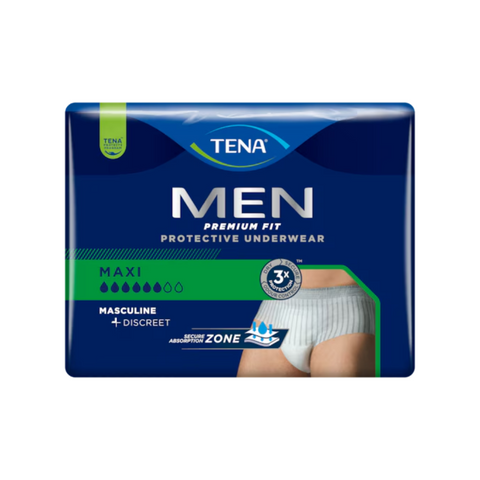 TENA for Men Level 4 Underwear 10 or 12 Pack