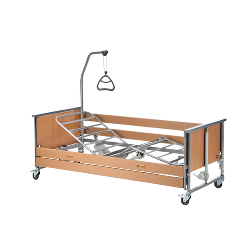 Natural beech finish of the Medley Ergo Select bed enhancing a cozy room.