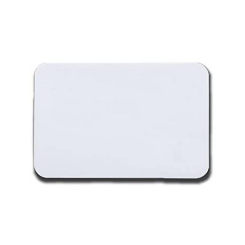 White Aluminium Name Plate (Pack of 10)