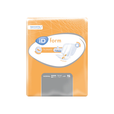iD Expert Form - Large Shaped Pads Normal - 30 Pack
