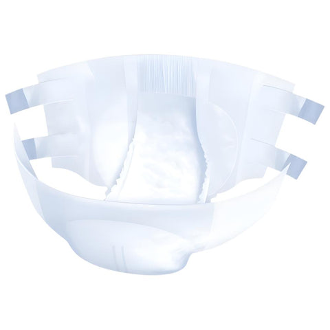 Close up of the Anti leakage protection, which is integrated anti leak cuffs made of waterproof material help to prevent side leakage, preserving security and discretion. The double wetness indicator lets you know when it's time to change the product.