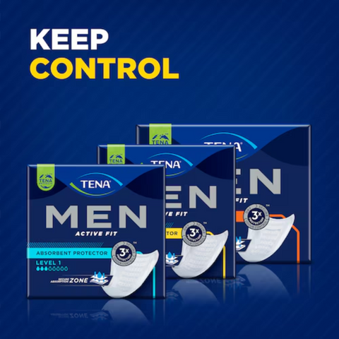 tena men active fit levels