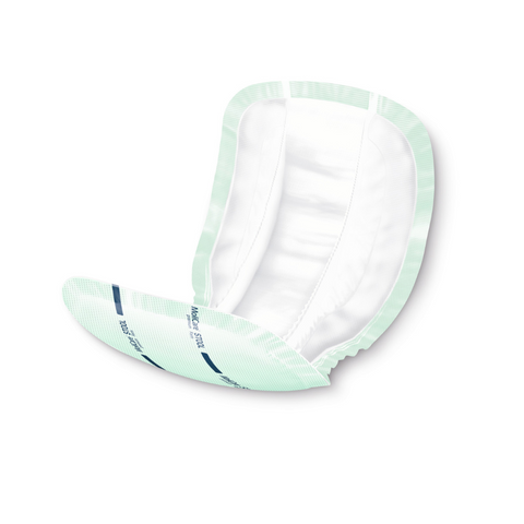 MoliCare Premium Form Stool pad worn discreetly under clothing, offering secure protection for faecal incontinence and ensuring comfort throughout the day.