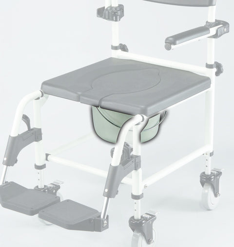 A 5 litre pot for the Deluxe Attendant Shower Chair and Commode T210
