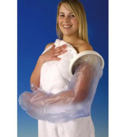 this cast protector is waterproof and comfortable to wear.