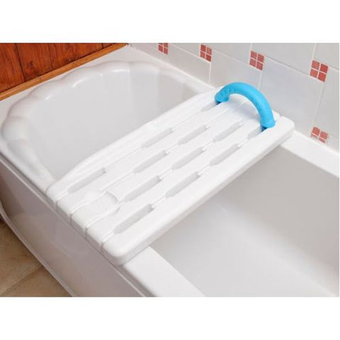 Derby Bathboard with Handle slatted design allows water to drain away quickly.