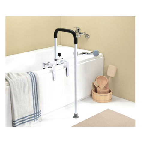 Bali Bathtub Support can be fixed on the edge of the bathtub using 2 sturdy padded jaws.