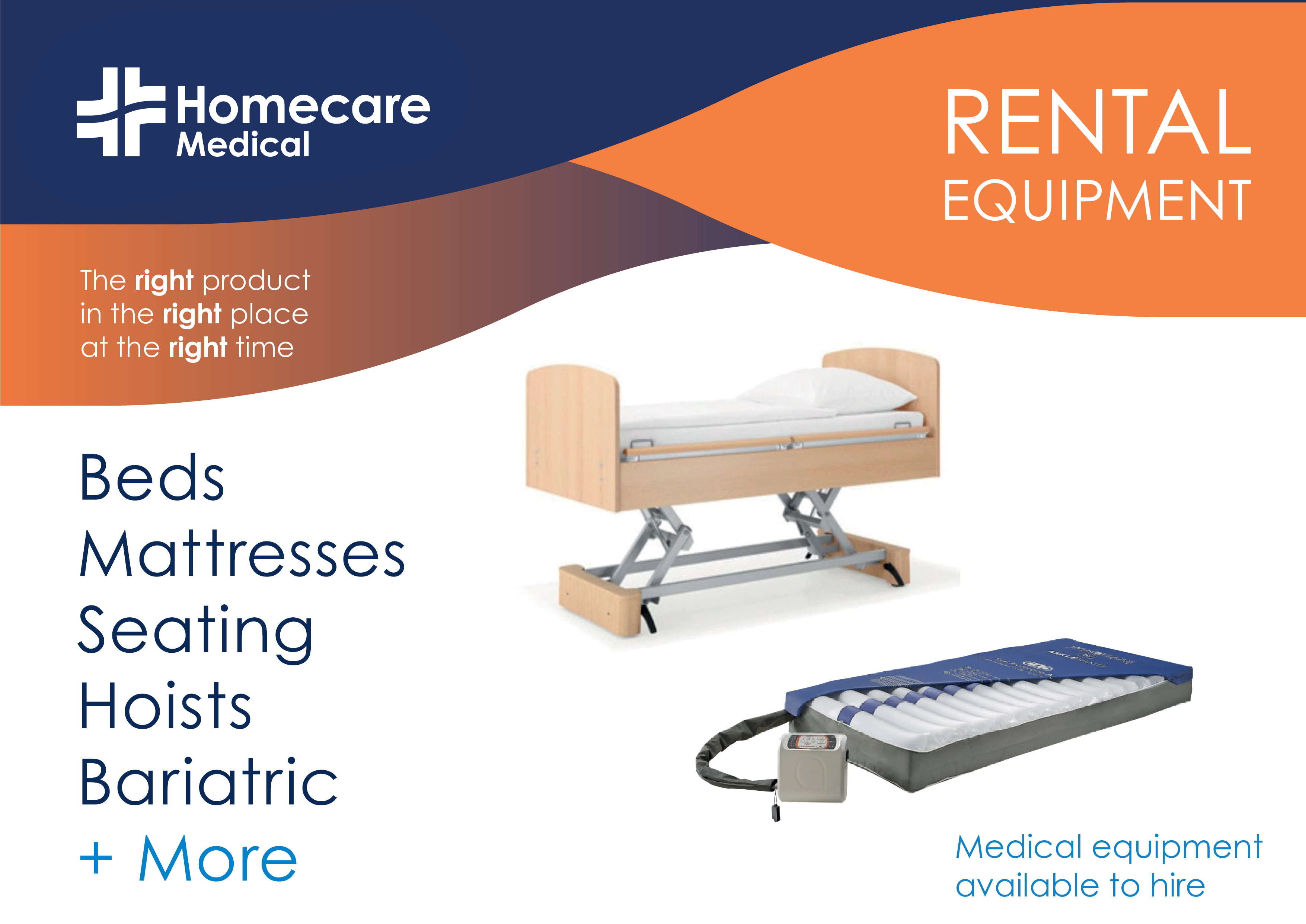 Rental equipment at Homecare Medical