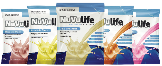The NuVu life shakes are a perfect way to get nutrition and protein